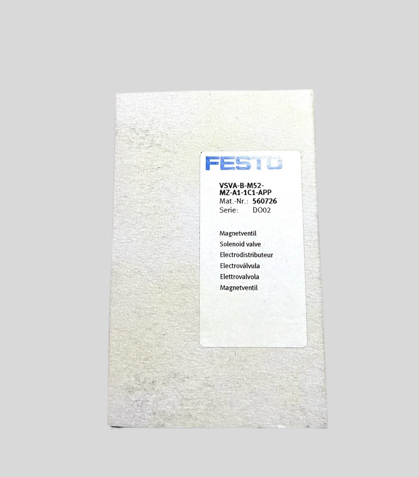 1x Festo VSVA-B-M52-MZ-A1-1C1-APP Magnetventil Nr. 560726 Pneumatik