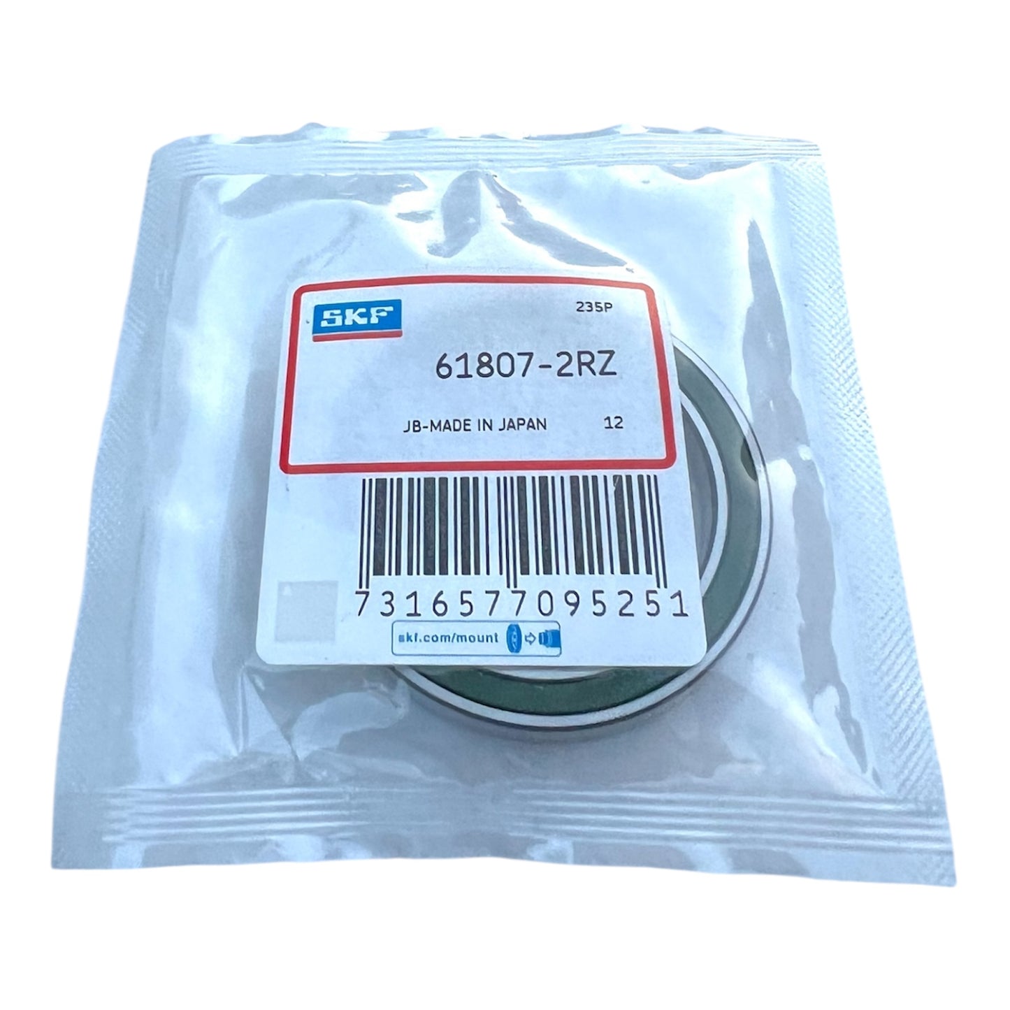 1x SKF 61807-2RZ Rillenkugellager 35x47x7 mm Kugellager 61807 2RS1