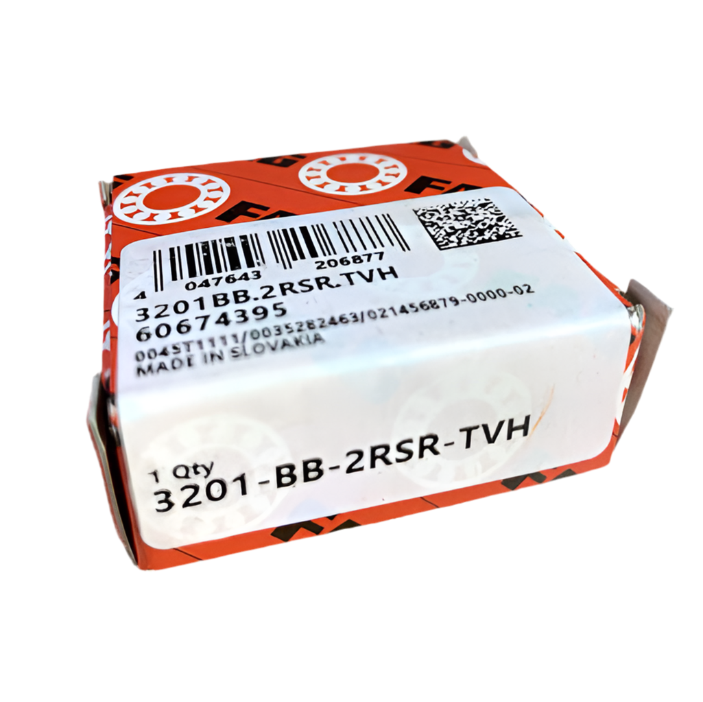 1x FAG 3201-BB-2RSR-TVH angular contact ball bearing 12x32x15.9mm 3201 BB 2RS TVH ball bearing