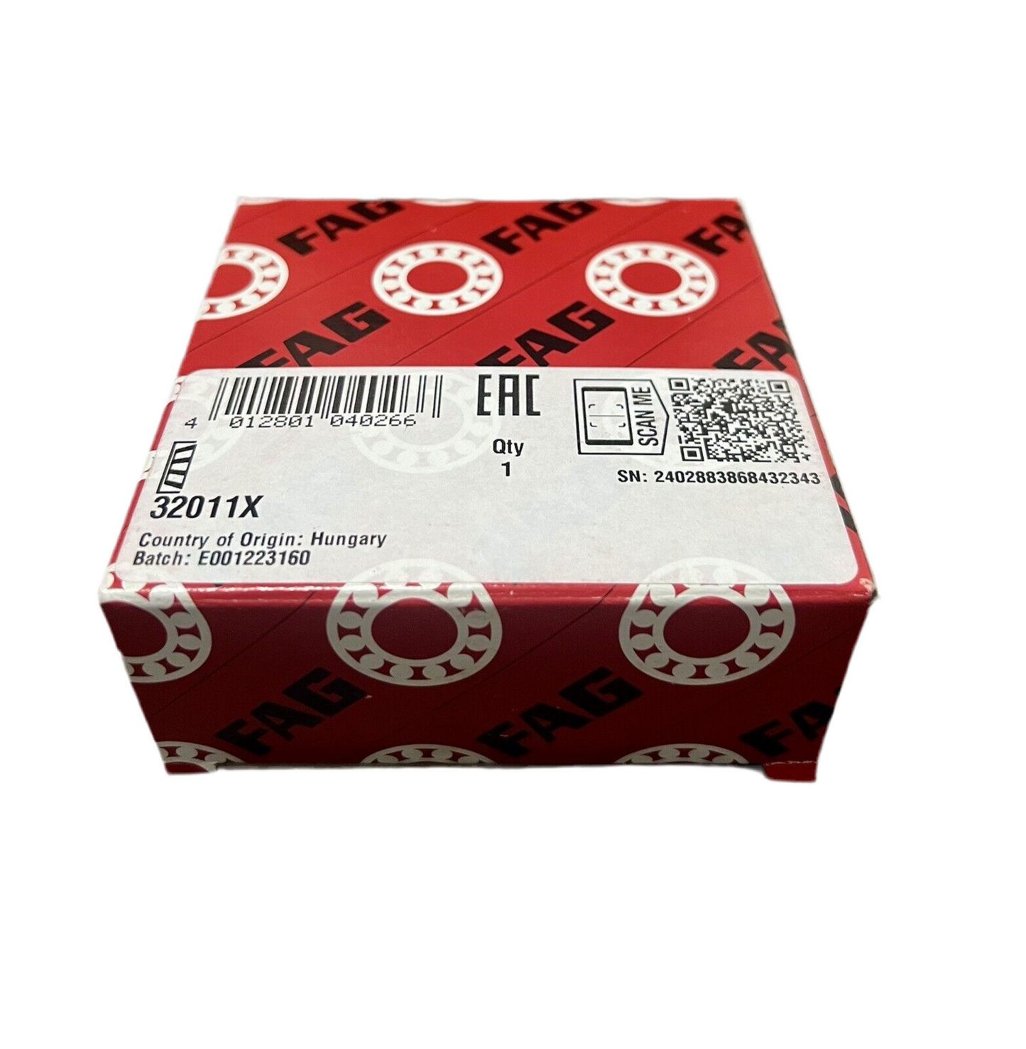 1x FAG 32011-X-XL tapered roller bearing 55x90x23 mm