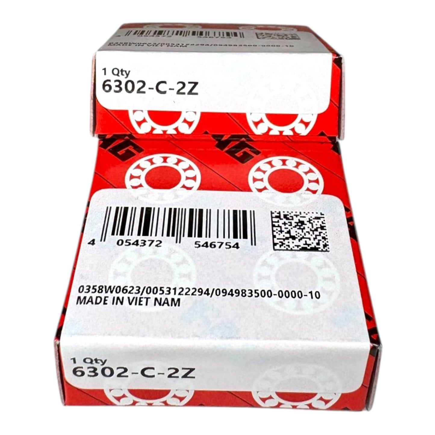 2x FAG 6302-C-2Z Rillenkugellager 15x42x13 mm Kugellager 6302 2Z