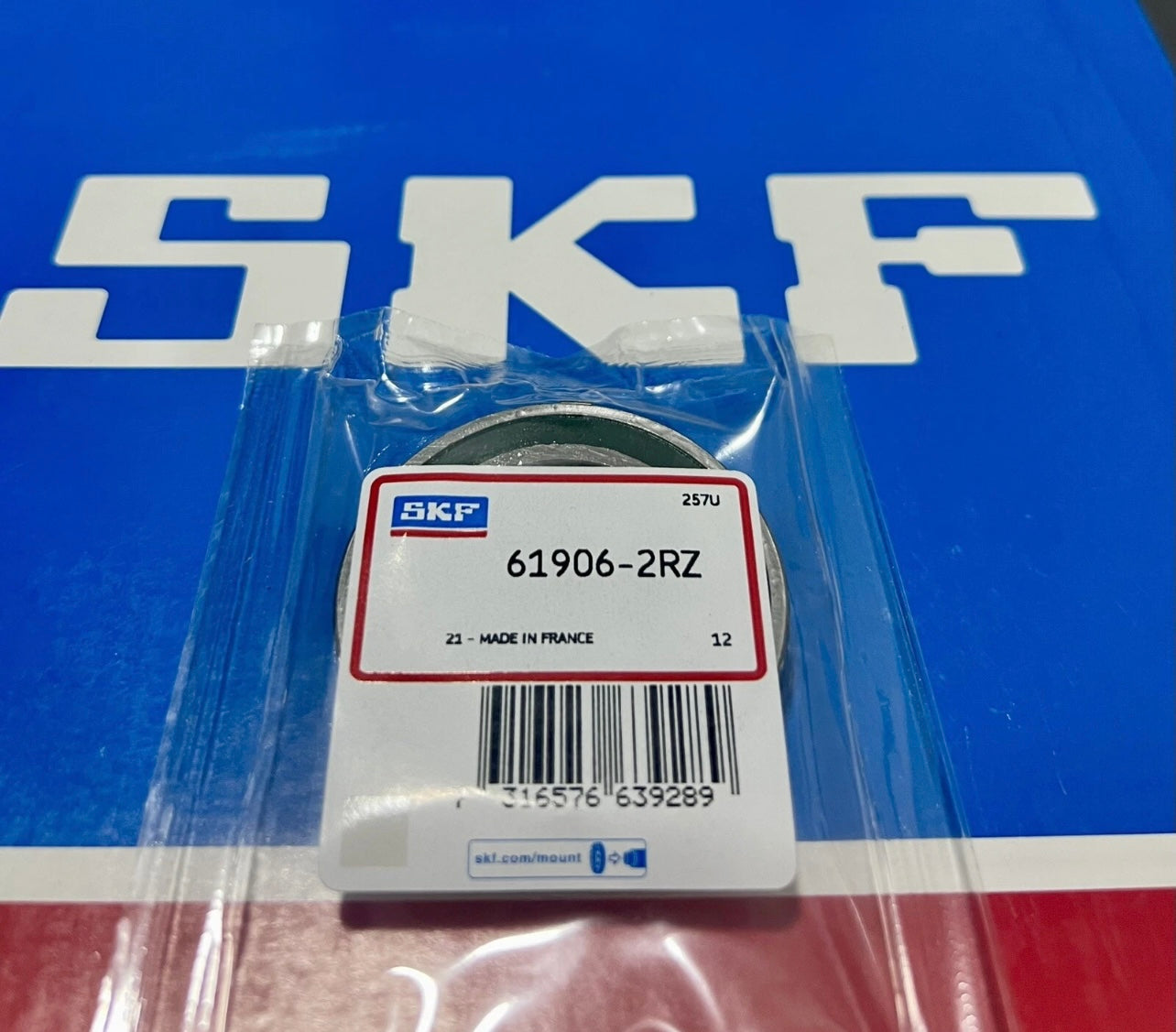 1x SKF 61906-2RZ deep groove ball bearing 30x47x9 mm ball bearing