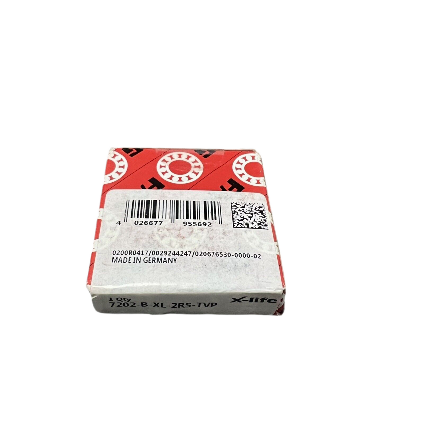 1x FAG 7202-B-XL-2RS-TVP angular contact ball bearing 15x35x11 mm