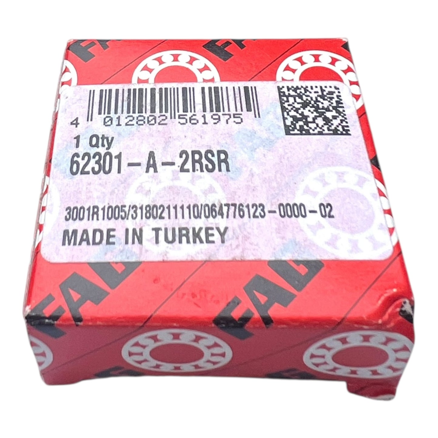 1x FAG 62301-A-2RSR deep groove ball bearing 12x37x17 mm ball bearing 62301 2RS 2RSH 2RS1