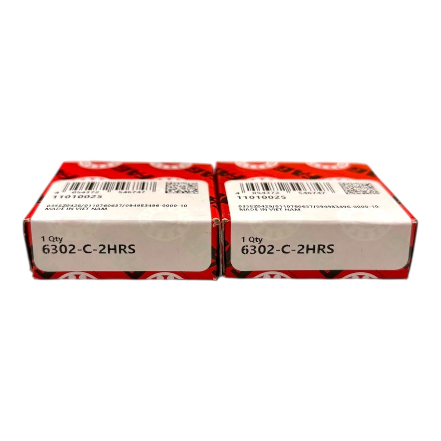 2x FAG 6302-C-2HRS Rillenkugellager 15x42x13 mm Kugellager 6302 2RSH