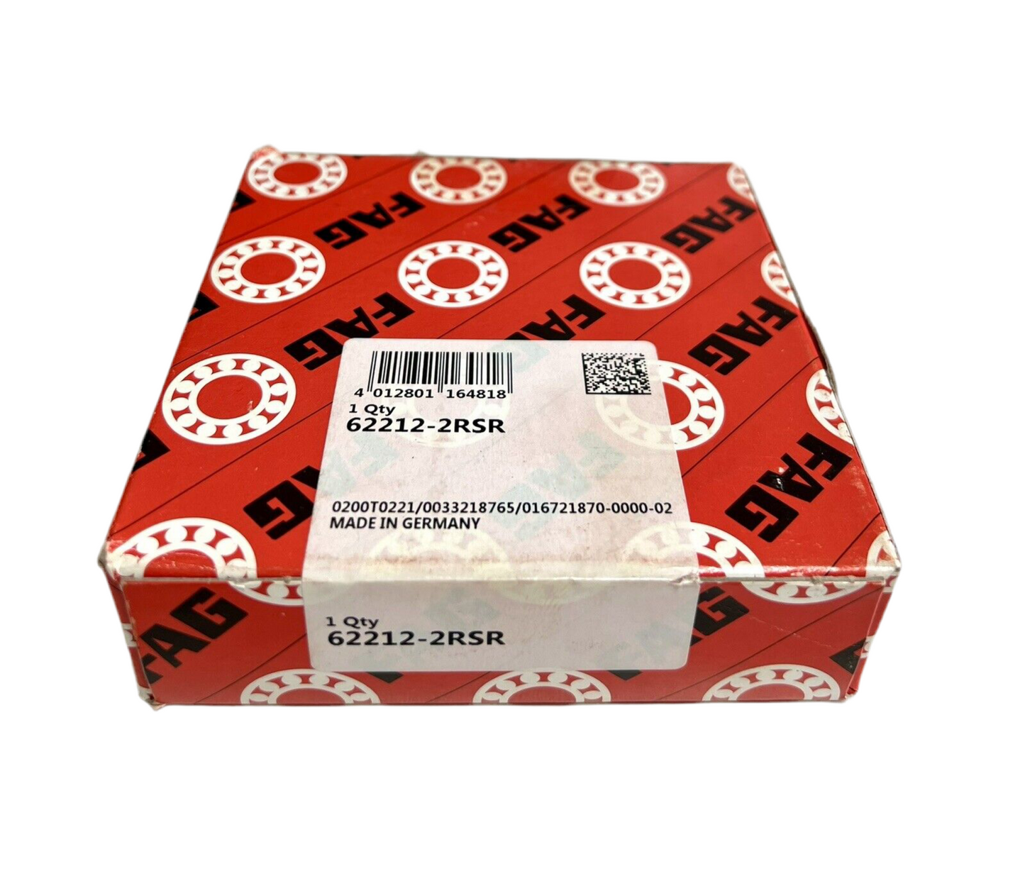 1x FAG 62212-2RSR Rillenkugellager 60x110x28 mm Kugellager