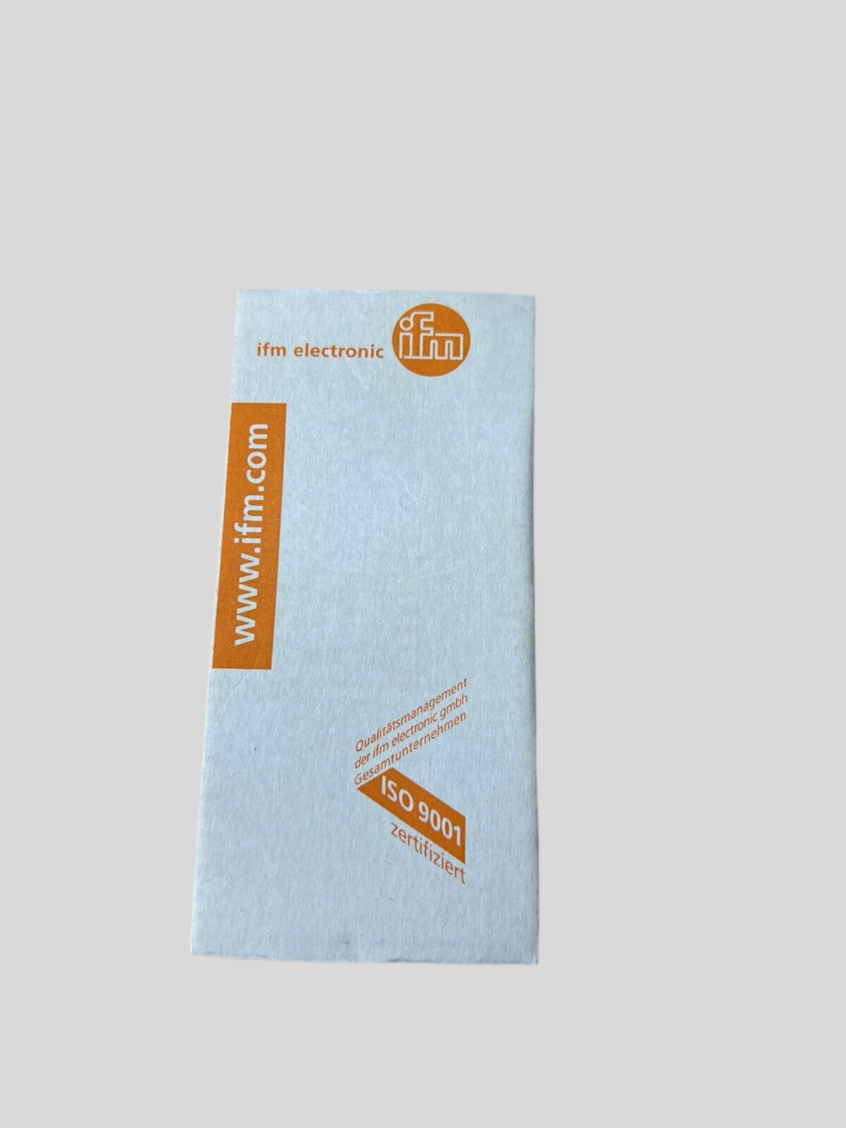 1x IFM UGT580 electronic Ultrasonic diffuse UGT 580 reflex sensor