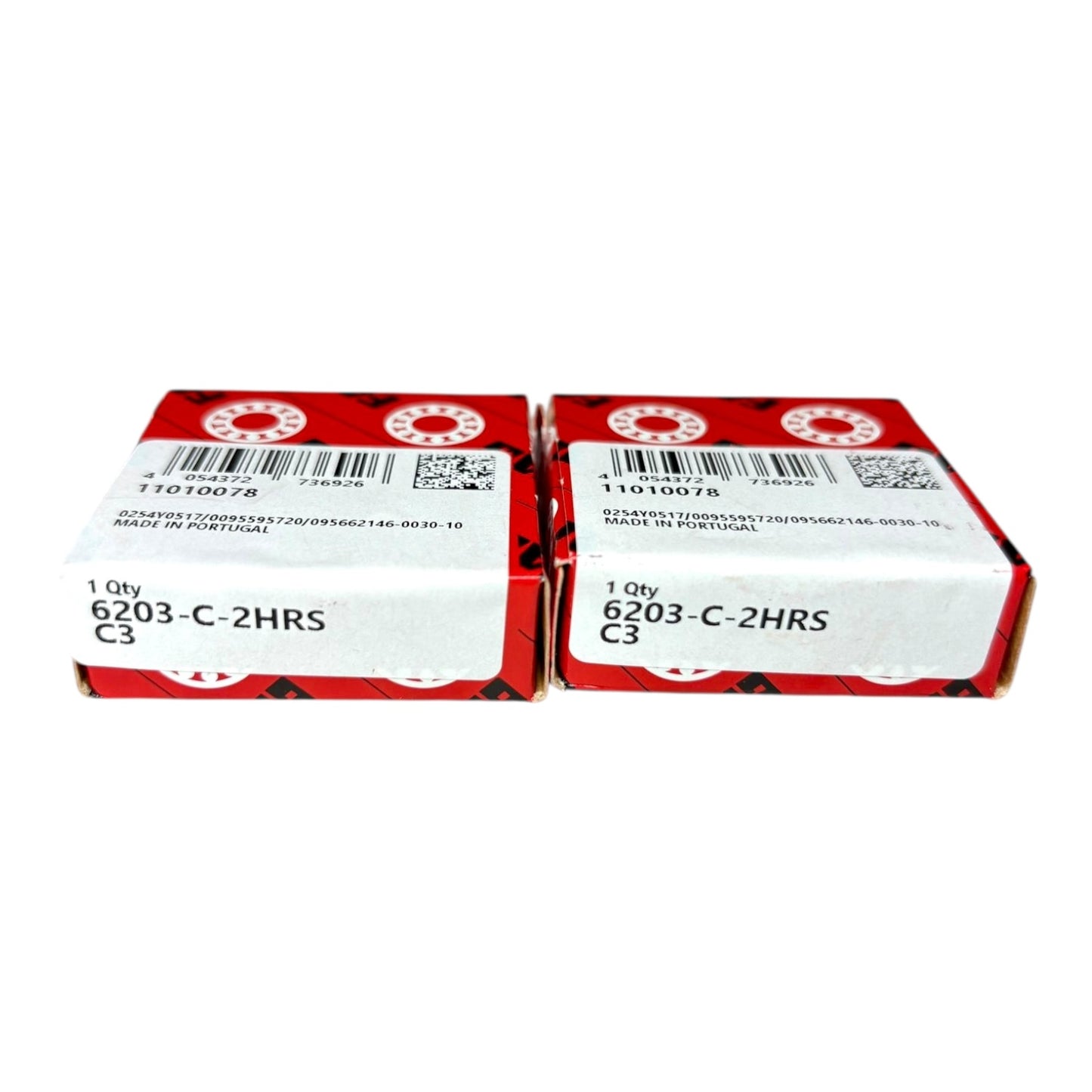 2x FAG 6203-C-2HRS-C3 Rillenkugellager 17x40x12 mm Kugellager 6203 2RSH C3