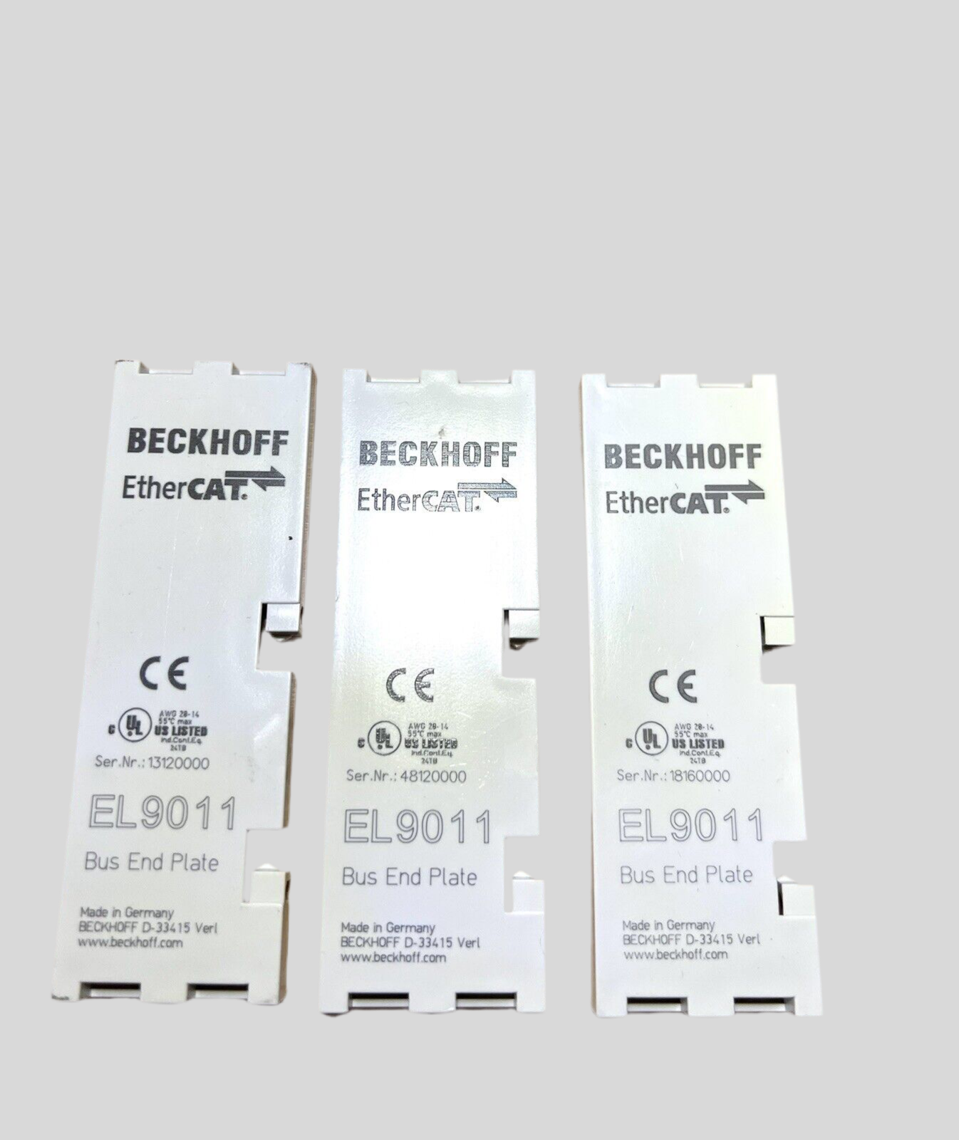 1x Beckhoff EL9011 Automation Endkappe Bus End Plate EtherCAT Module EL 9011