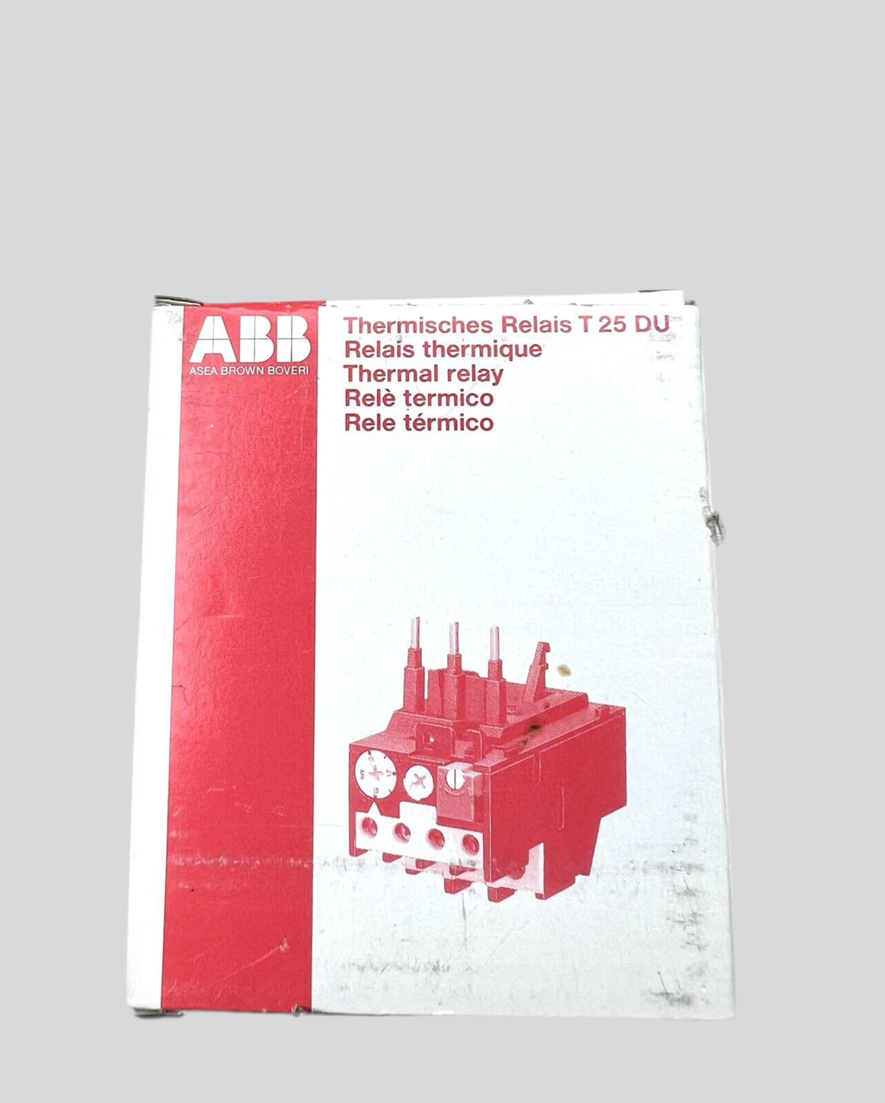 1x ABB T25 DU 0.63A Thermal Relay