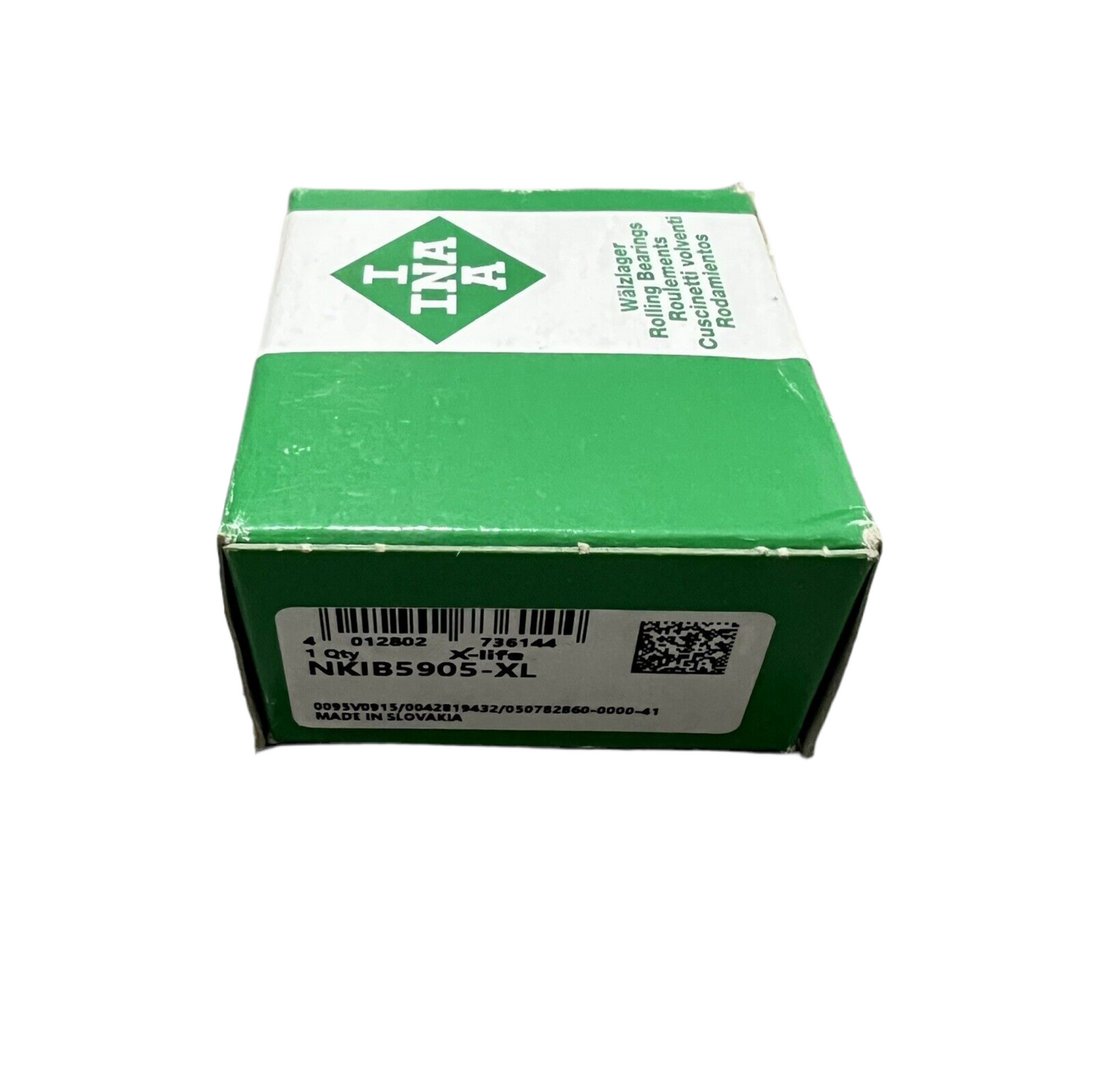 1x INA NKIB5905-XL needle angular contact ball bearing 25x42x25 mm