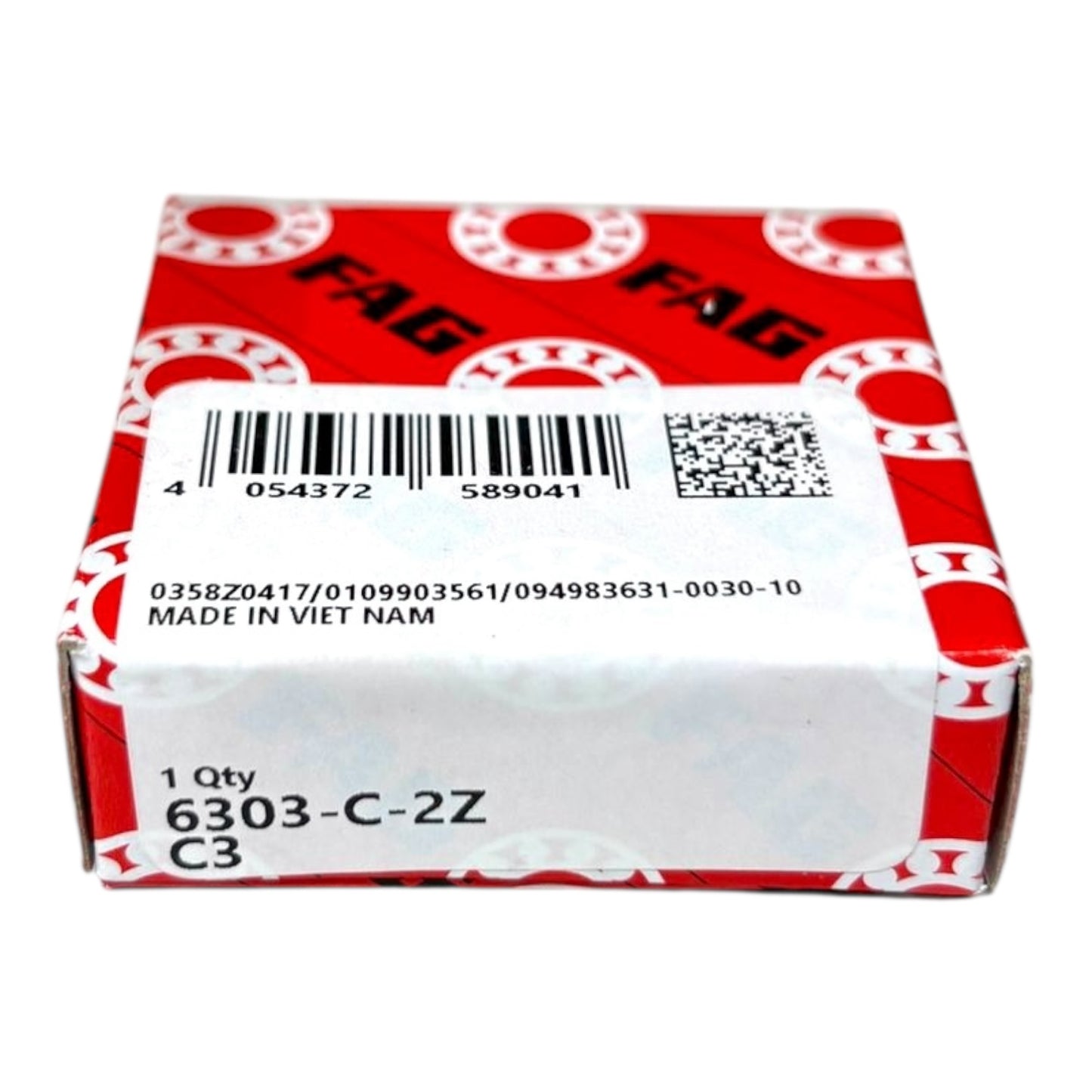 1x FAG 6303-C-2Z-C3 Rillenkugellager 17x47x14 mm Kugellager 6303 2Z C3