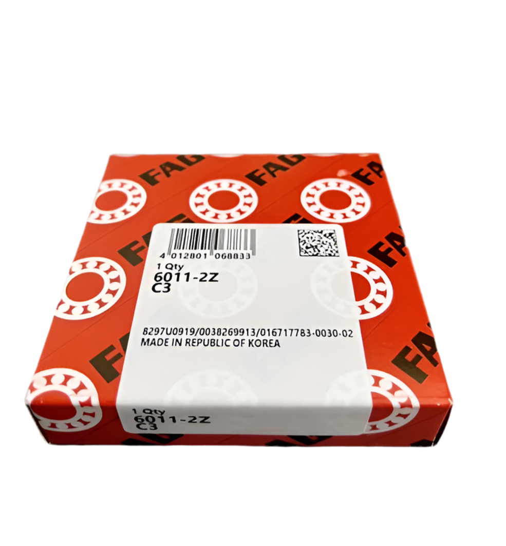 1x FAG 6011-2Z C3 deep groove ball bearing 55x90x18 mm 6011 2Z ZZ C3 ball bearing