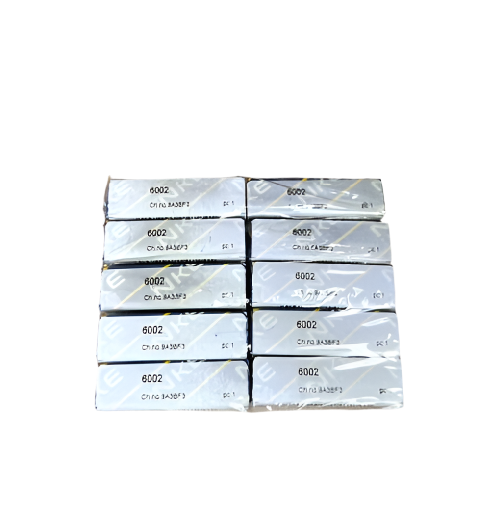 10x NKE 6002 deep groove ball bearing 15x32x9 mm 6002 ball bearing