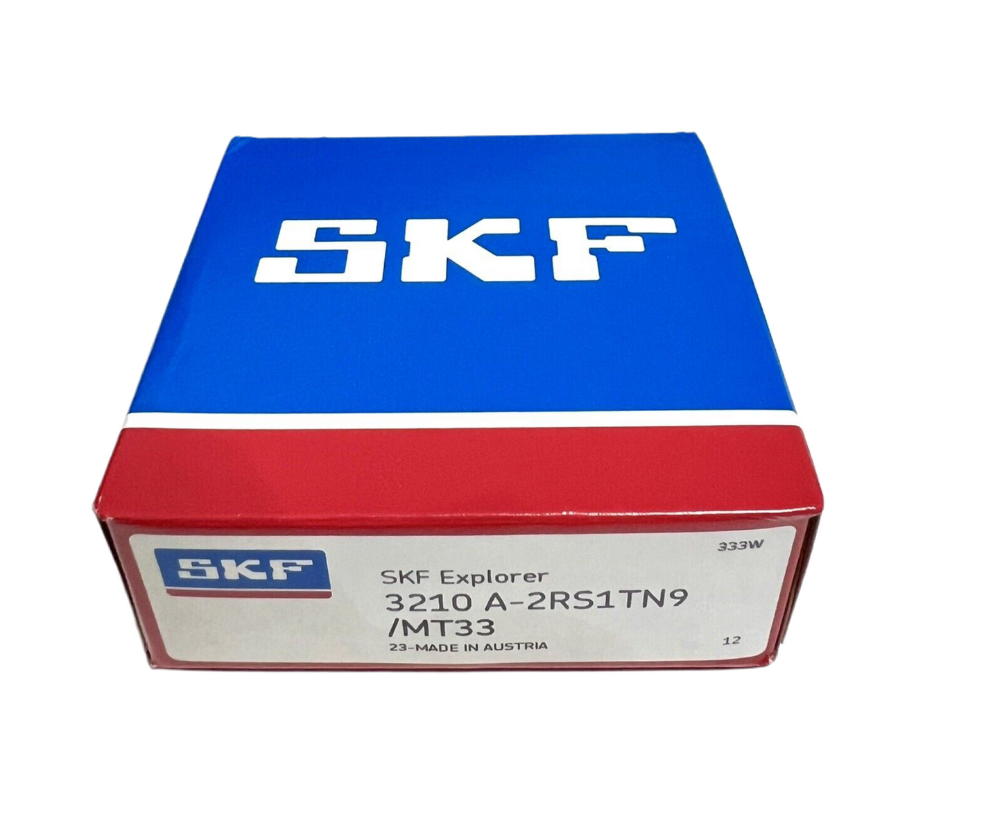 1x SKF 3210 A-2RS1TN9/MT33 Zweireihige Schrägkugellager 50x90x30,2 mm Kugellager