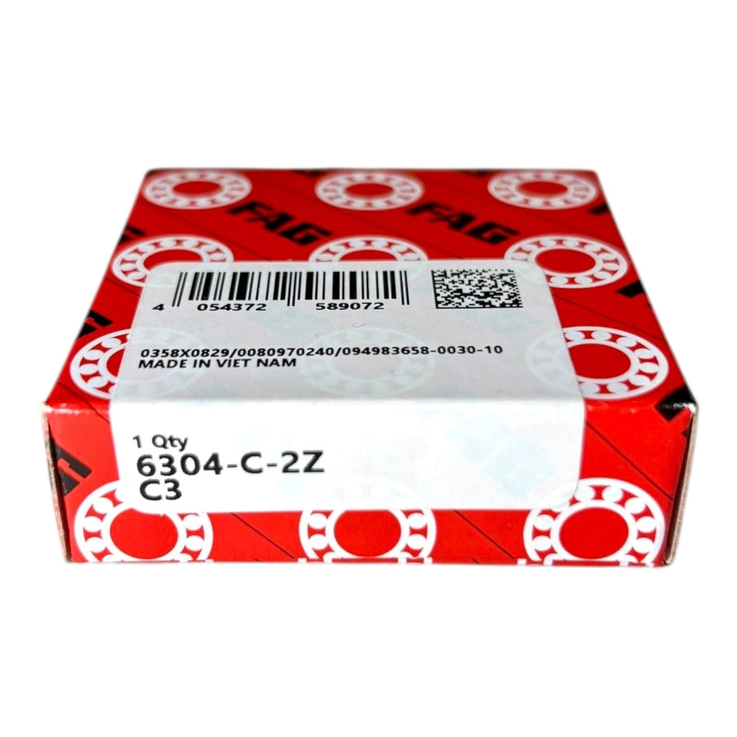 1x FAG 6304-C-2Z-C3 Rillenkugellager 20x52x15 mm Kugellager 6304 2Z C3