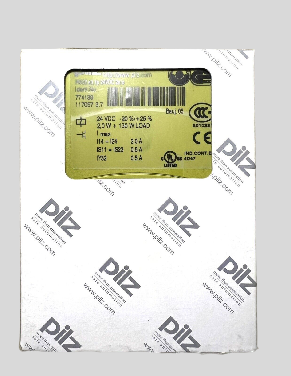 1x PILZ PNOZ e3.1p Sicherheitsrelais No. 774139 / 117057 3.7