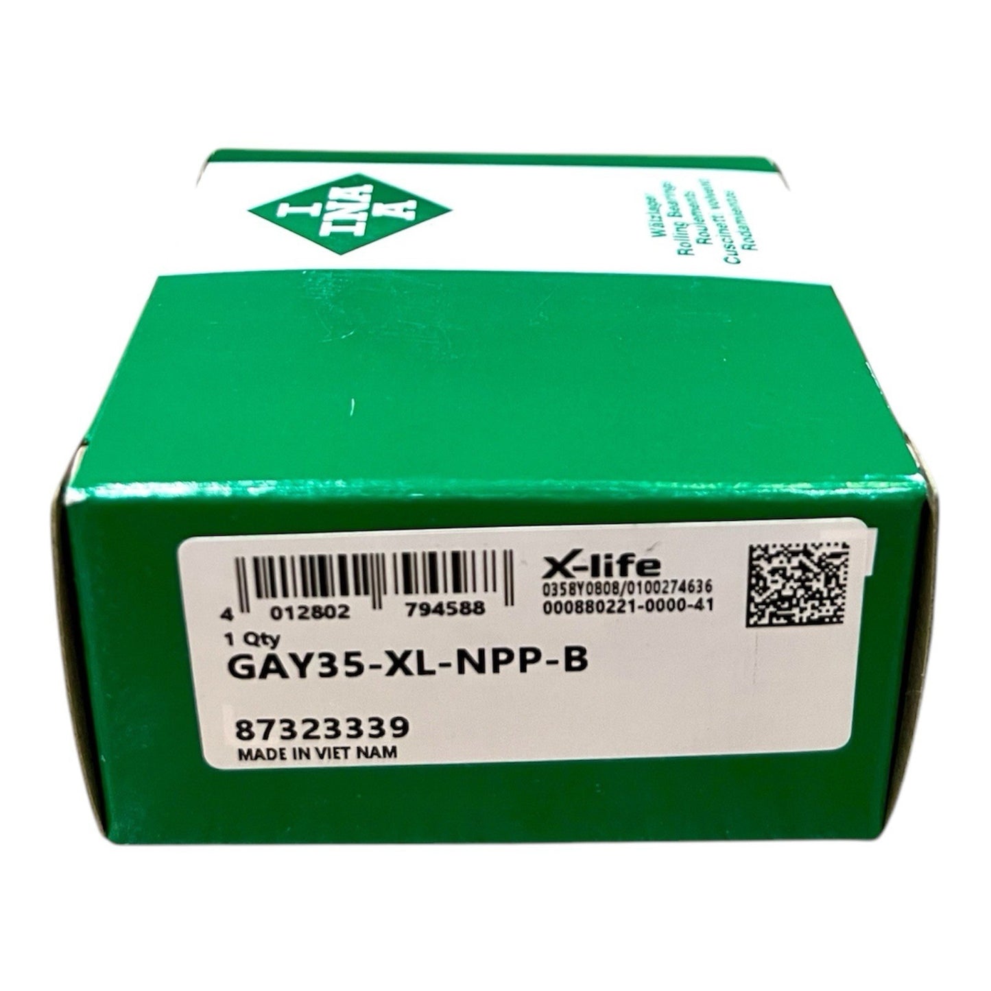 1x INA GAY35-XL-NPP-B Spannlager 35x72x35 mm Kugellager