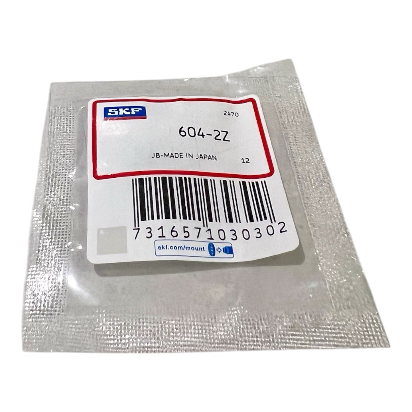 1x SKF 604-2Z Rillenkugellager 4x12x4 mm Kugellager