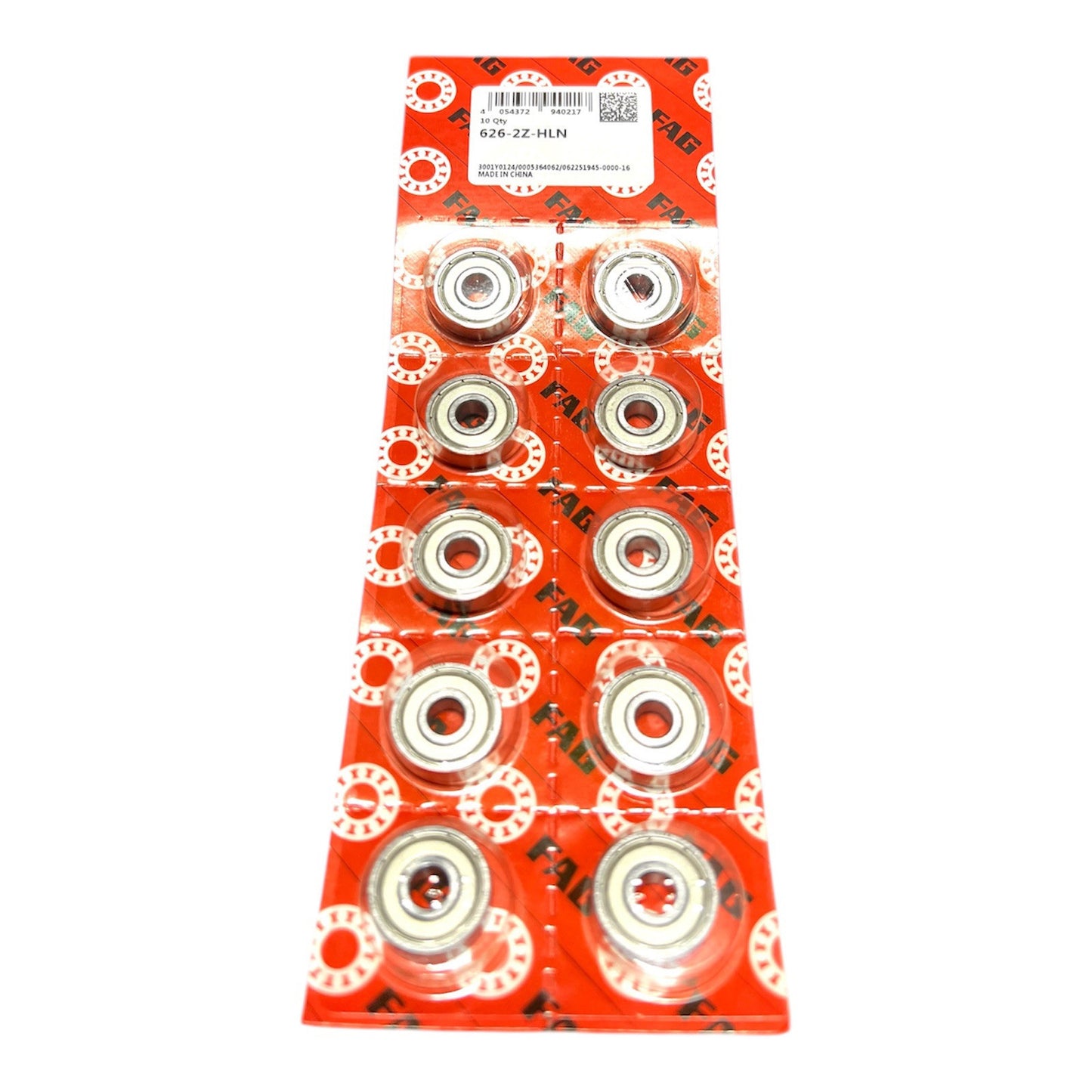 10x FAG 626-2Z Rillenkugellager 6x19x6 mm 626-2Z-HLN Kugellager