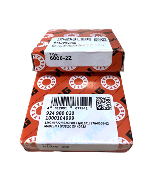 2x FAG 6006-2Z Rillenkugellager 30x55x13 mm Kugellager 6006 2Z ZZ 2ZR