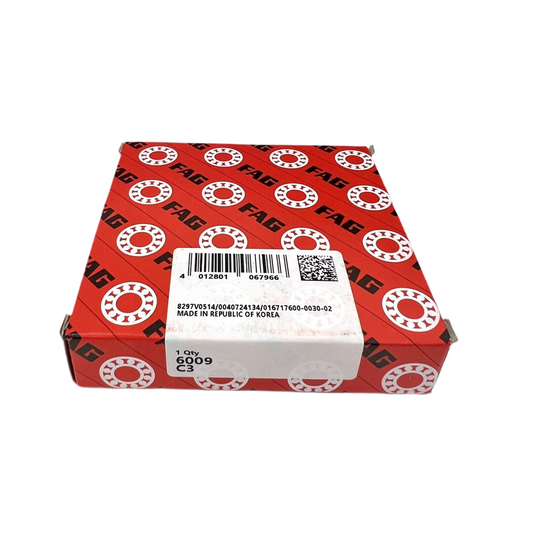 1x FAG 6009-C3 Rillenkugellager 45x75x16 mm offenes Kugellager