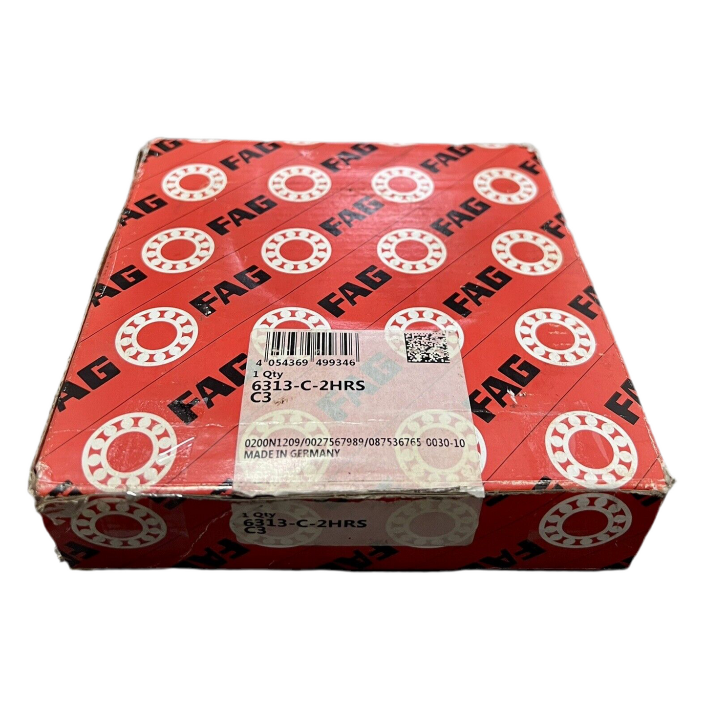 1x FAG 6313-C-2HRS-C3 deep groove ball bearing 65x140x33 mm ball bearing