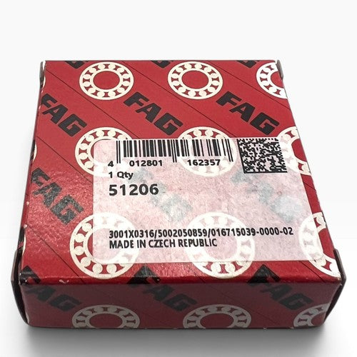 FAG 51206 Axial-Rillenkugellager 30x52x16 mm – Originalverpackung