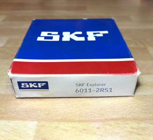 1x SKF Explorer 6011-2RS1 Rillenkugellager 55x90x18 mm 6011 2RSR 2RSH Kugellager