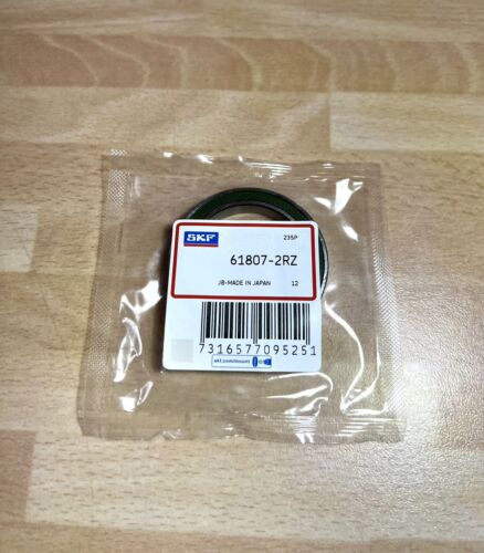 1x SKF 61807-2RZ  Rillenkugellager 35x47x7 mm Kugellager 61807 2RS1