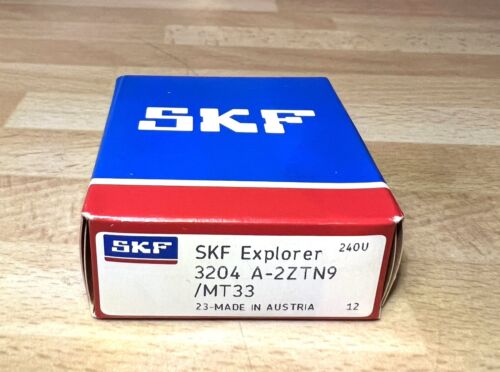 1x SKF Explorer 3204 A-2ZTN9/MT33 Schrägkugellager 20x47x20,6 mm Kugellager