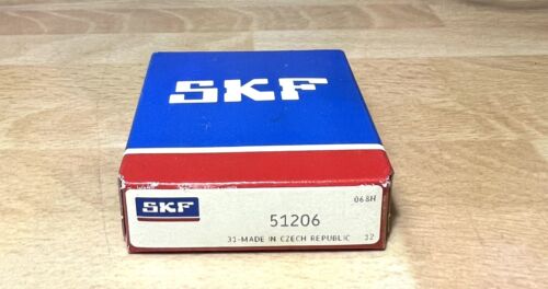 1x SKF 51206 Axial Rillenkugellager 30x52x16 mm Kugellager