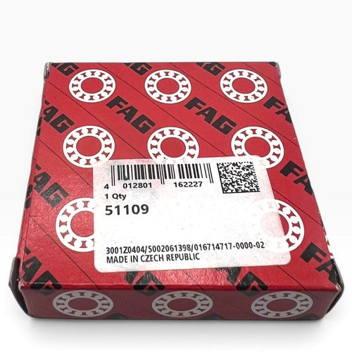 FAG 51109 Axial-Rillenkugellager 45x65x14 mm – Originalverpackung