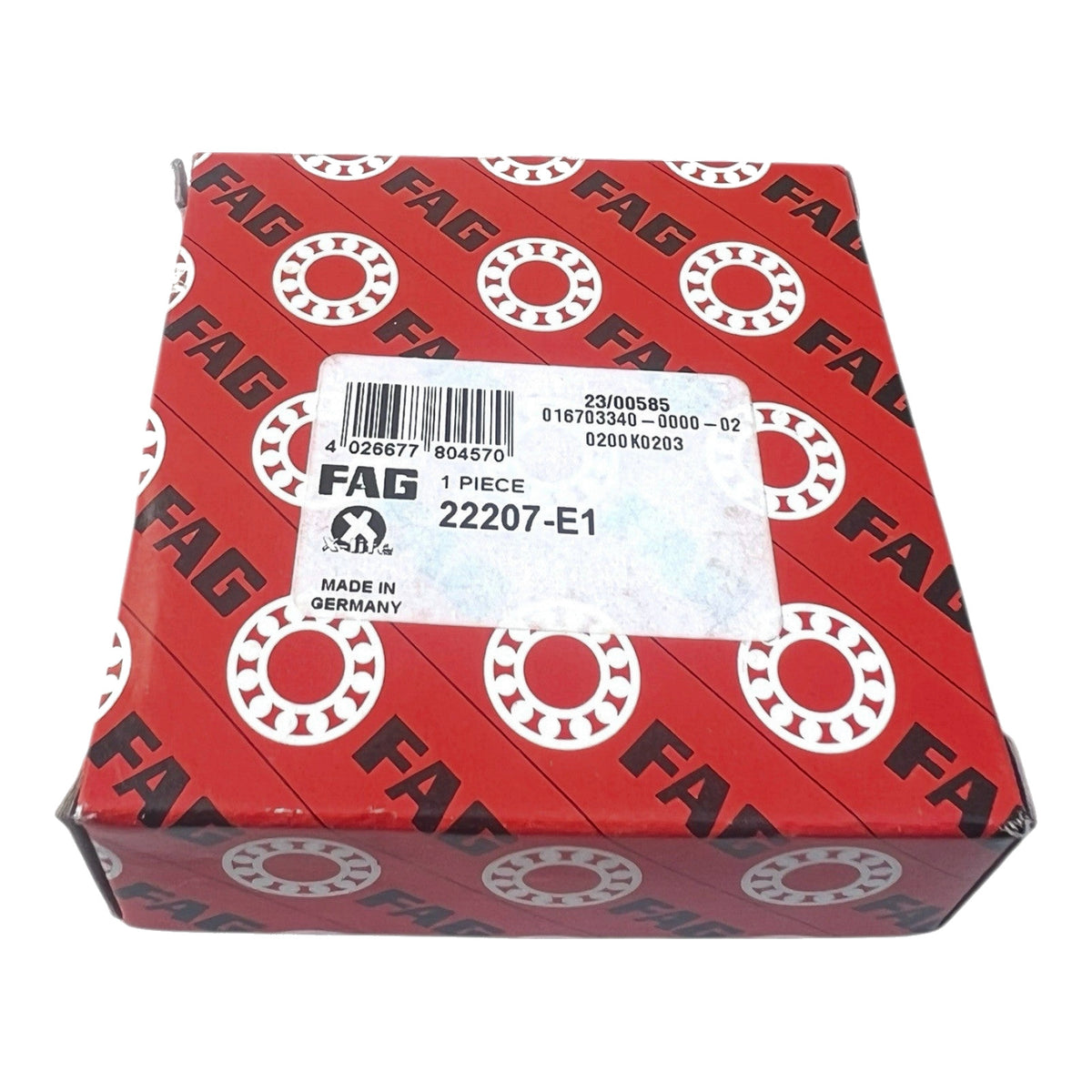 1x FAG 22207-E1 Pendelrollenlager 35x72x23 mm Kugellager