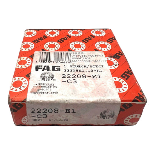 FAG 22208-E1-C3 Pendelrollenlager 40x80x23 mm