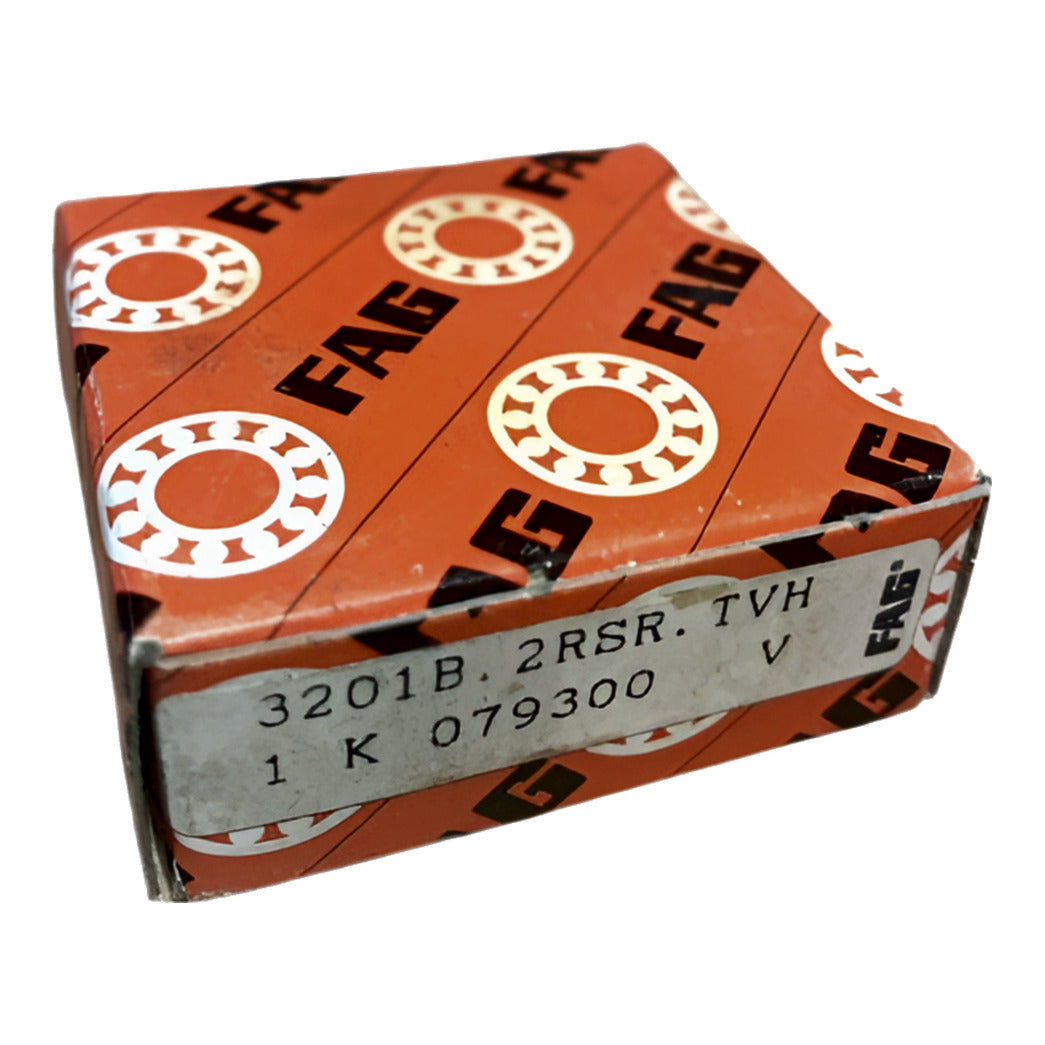 1x FAG 3201-B-2RSR-TVH angular contact ball bearing 12x32x15.9mm 3201 B 2RS TVH ball bearing