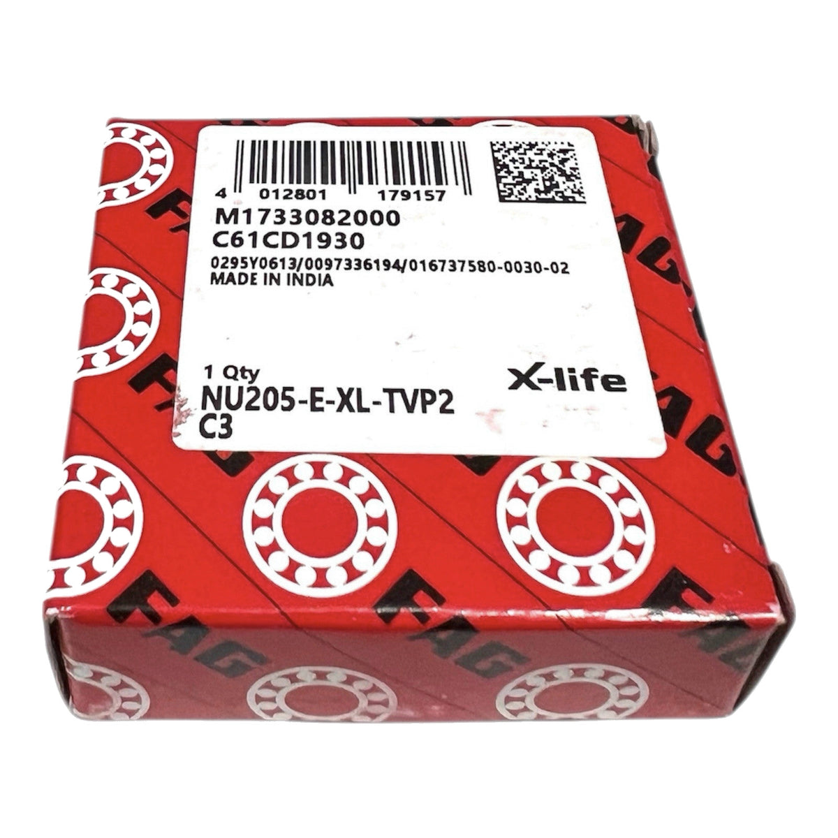 1x FAG NU205-E-XL-TVP2-C3 Zylinderrollenlager 25x52x15 mm X-Life Kugellager