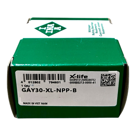 INA GAY30-XL-NPP-B Spannlager 30x62x30mm