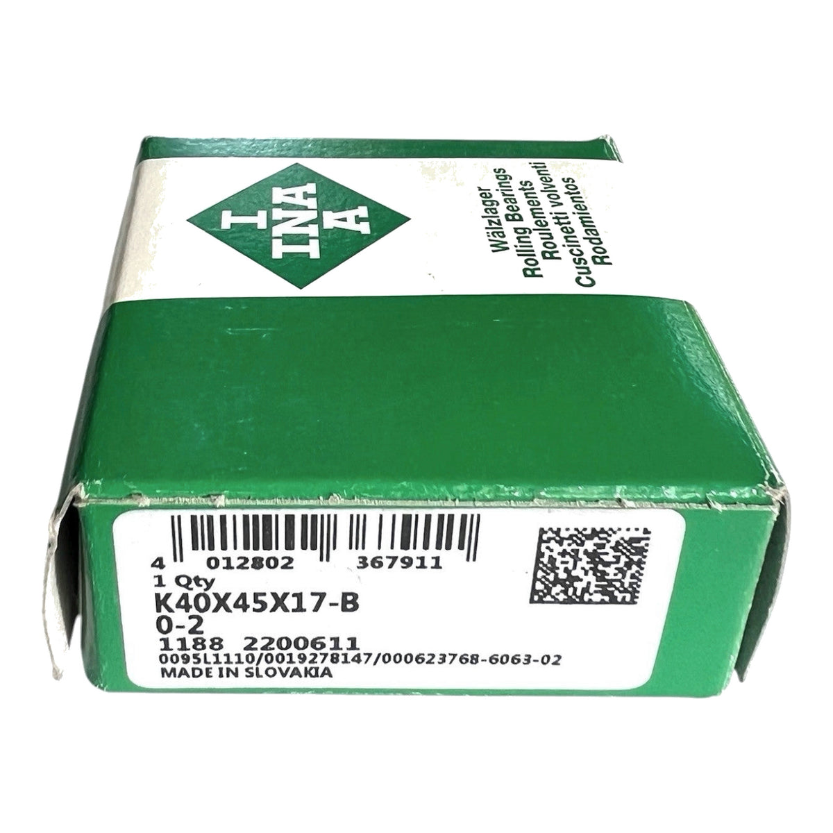 INA K40x45x17-B Nadelkranz 40x45x17 mm