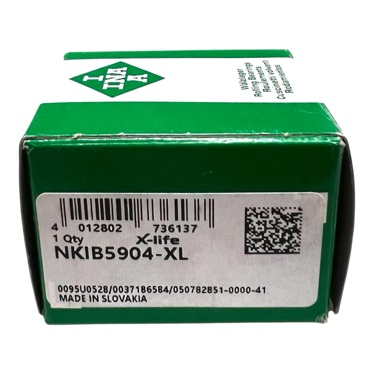 1x INA NKIB5904-XL Nadel-Schrägkugellager 20x37x25 mm Kugellager