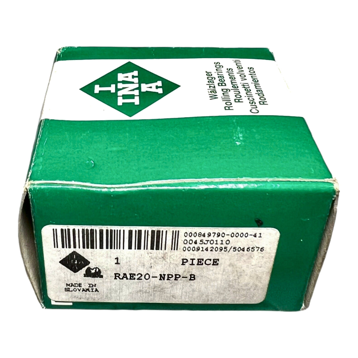 1x INA RAE20-NPP-B Spannlager 20x47x31 mm Kugellager