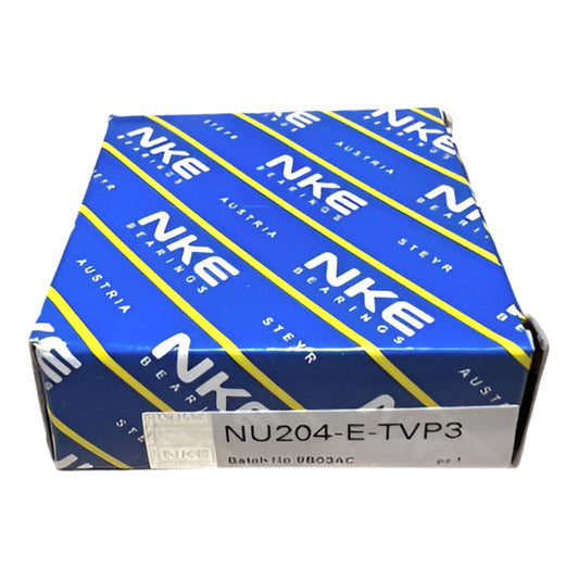 NKE NU204 E-TVP3 Zylinderrollenlager 20x47x14 mm NU 204 E TVP3