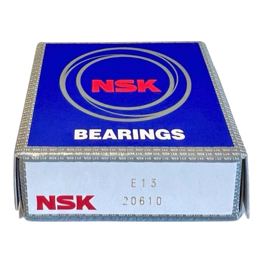 NSK E13 Schulterkugellager 13x30x7mm E13 mit Messingkäfig 11 Kugeln