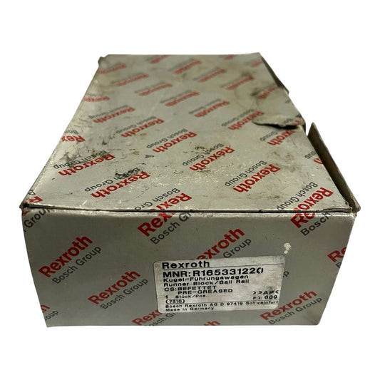 Rexroth R165331220 Kugelwagen Kugel-Führungswagen Rollenschienenführung