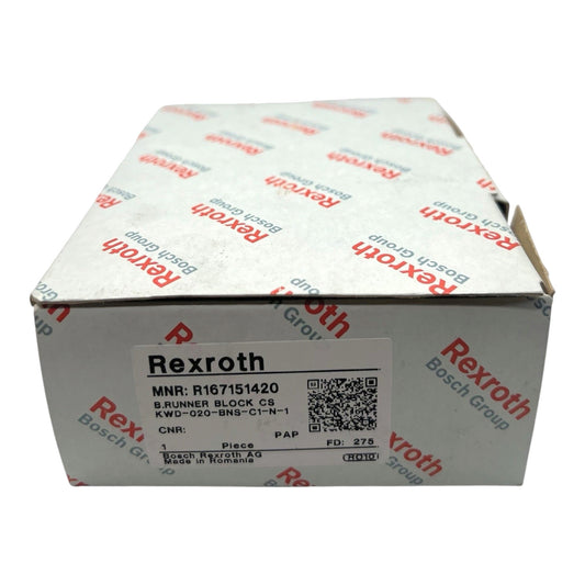 Rexroth R167151420 Kugelführungswagen KWD-020-BNS-C1-N-1