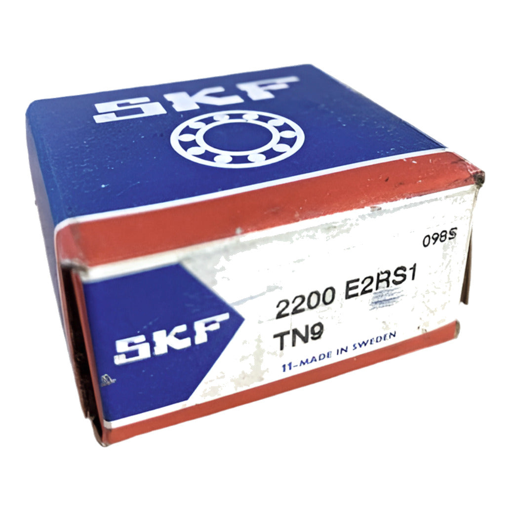 1x SKF 2200 E2RS1TN9 = 2RS TVH self-aligning ball bearing 10x30x14 mm 2200 E 2RS1 TN9