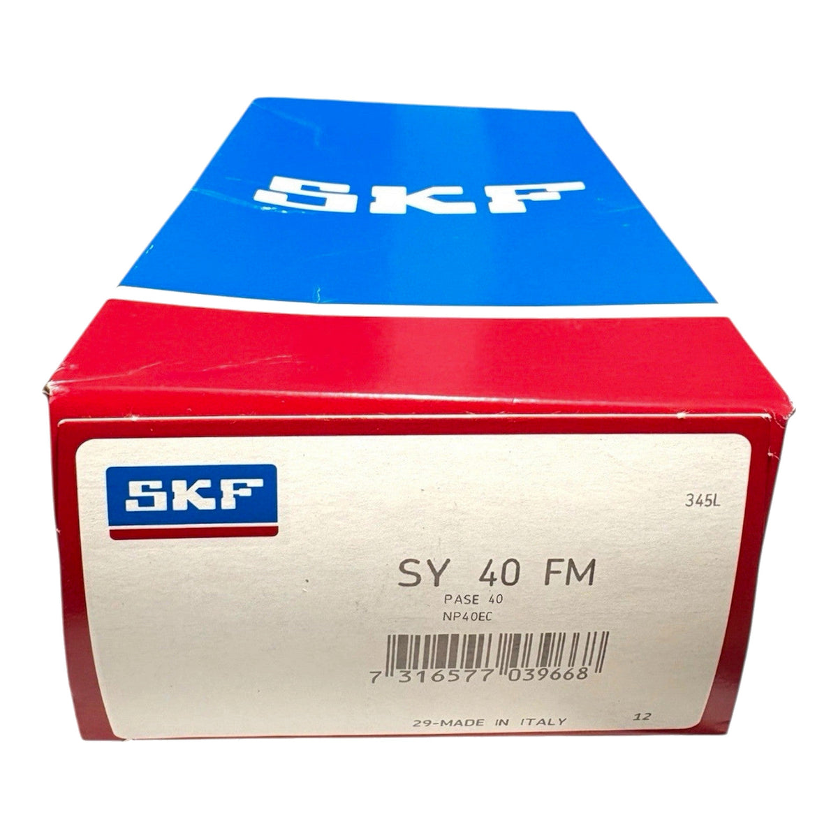1x SKF SY 40 FM Stehlager-Gehäuseeinheit 40 mm Exzenterspannring SY40 FM