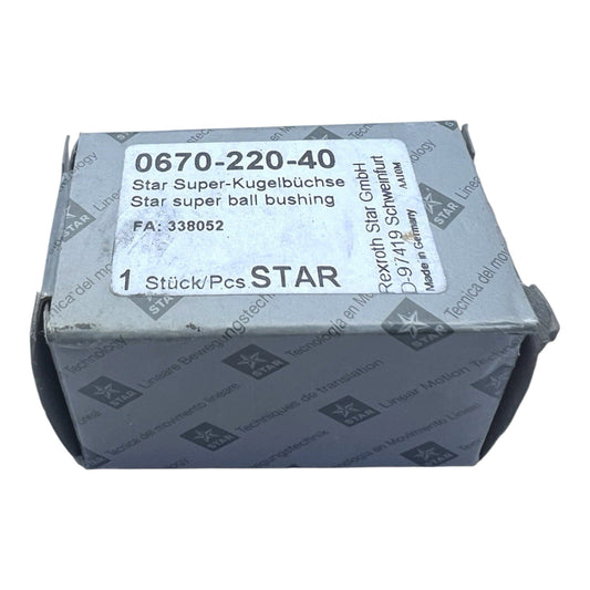 STAR 0670-220-40 Super-Kugelbüchse 20x32x45mm Linearkugellager