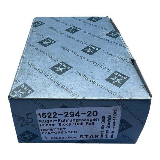 STAR 1622-294-20 Kugel-Führungswagen 48x86,2 mm