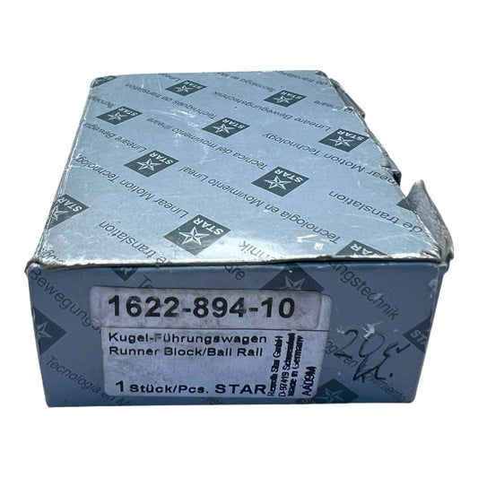 STAR 1622-894-10 Kugel-Führungswagen